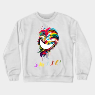 Smile and spread joy around you, Smiles are Contagious Crewneck Sweatshirt